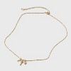 14K Gold Dipped Charm Initial Pendant Necklace - A New Day™ Gold - 3 of 4