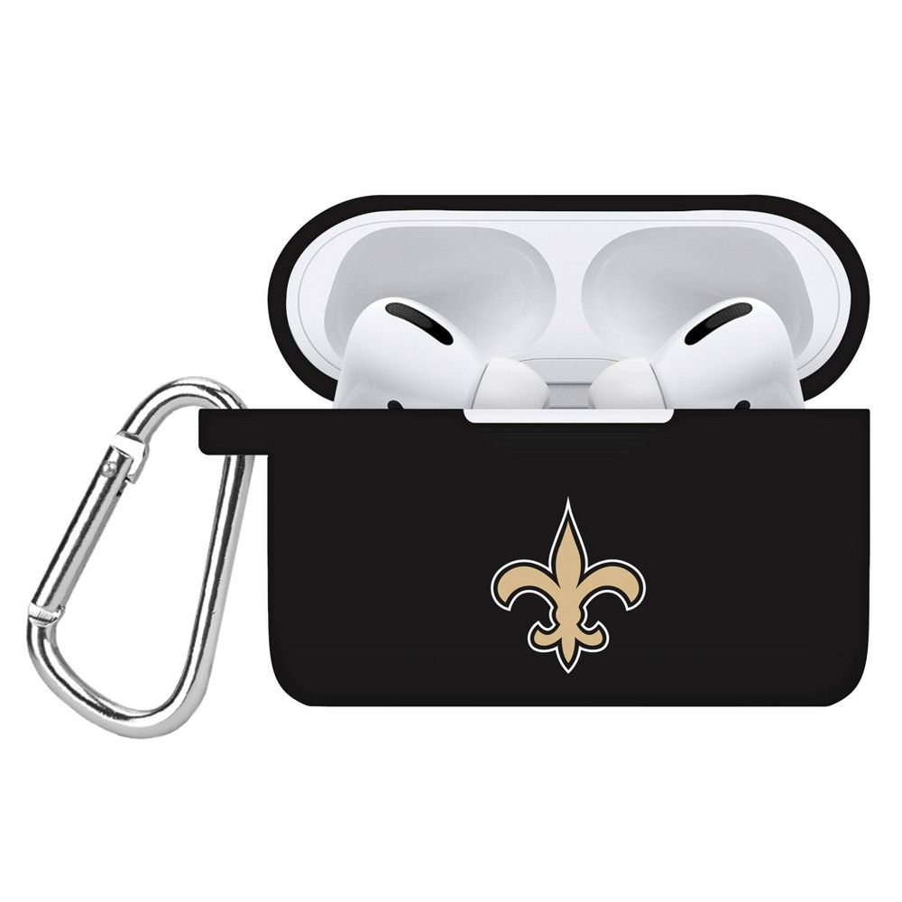 Photos - Portable Audio Accessories NFL New Orleans Saints Apple AirPods Pro Compatible Silicone Battery Case