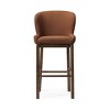 Maven Lane Gia High Back Fabric Bar Height Bar Stool - 3 of 4