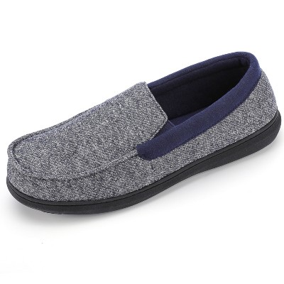 Men's Silvadur Anti-odor Moc Slipper, Size 10 Us Men, Navy : Target