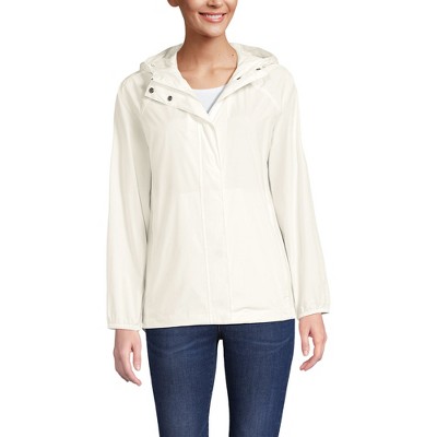 Lands' End Women's Packable Water Resistant UPF 50 Windbreaker Jacket