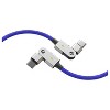 Raycon® Magic Spin Pro 100-Watt USB-C® to USB-C® Charge and Sync Cable, 6.6 Ft. (Blue) - 2 of 4
