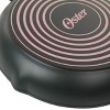 Oster Rigby 9.5 Inch Aluminum Nonstick Frying Pan in Pink with Pouring Spouts - 4 of 4