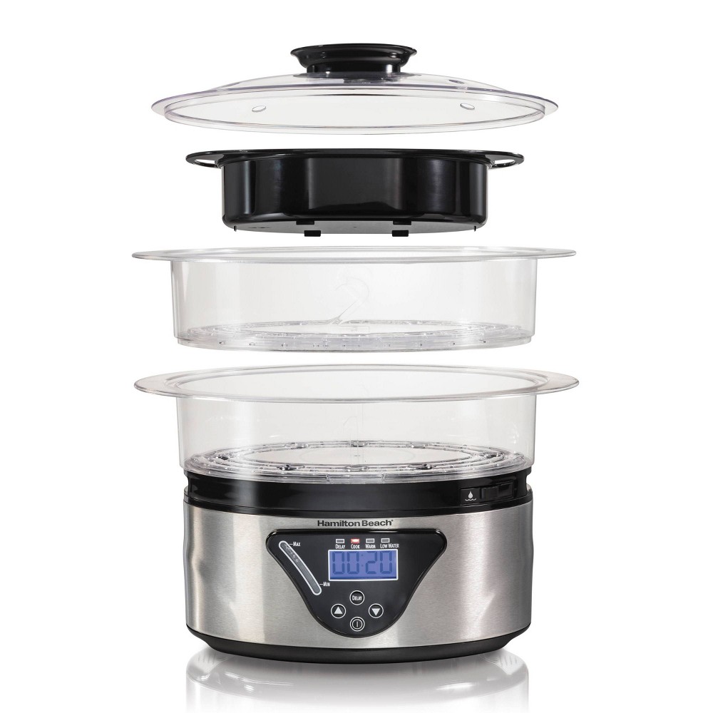 Hamilton Beach Big Food Steamer - Black