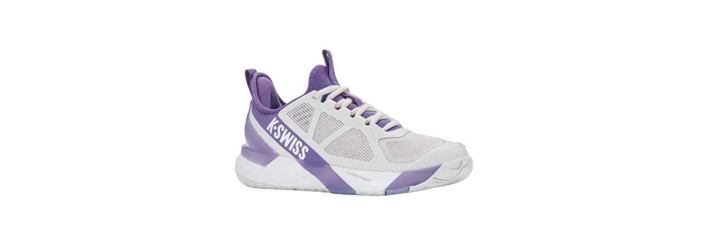 Женские кроссовки K-Swiss K-Frame Speed Tennis Shoe (Nimbus Cloud/White/Purple Haze), цвет: Белый — фото 2