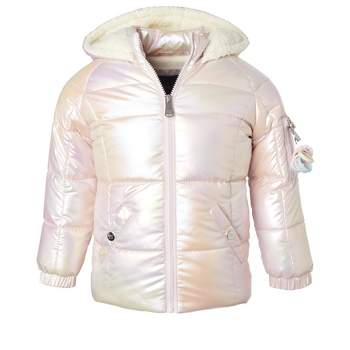 Limited Too Little Girl GWP Puffer Jacket with Fleece Hood Lining