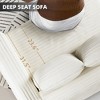 Kumasinova Corduroy Cloud Sofa with Cushions, Convertible Sofa Lounge Chair, Plush Modern 4-Seat Sofa, Easy Assembly, Couches for Living Room - 4 of 4