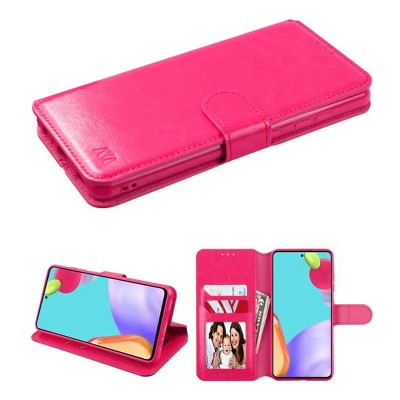 MyBat MyJacket Wallet Element Series Compatible With Samsung Galaxy A52 5G - Hot Pink
