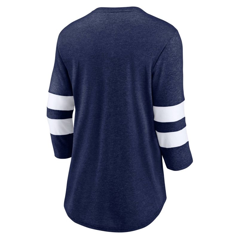 MLS Sporting Kansas City Women's 3/4 Sleeve Tri-Blend T-Shirt, 3 of 4