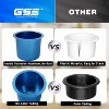 GSE Jumbo Aluminum Cup Holder, Drop-in Cup Holder for Casino Poker Tables, Work Desks, Boats, RVs, Cars & Trucks - 4 of 4