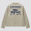 Men's Chevrolet Camaro Workwear Fashion Jackets - Camel Brown - image 2 of 4