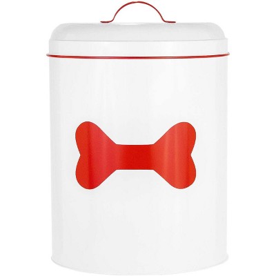 Amici Pet Buster Futterbehälter – Metall, Lebensmittelecht, Mit Gummidichtung, Kapazität 17 Kg, Maße 26,7x26,7x35,6 Cm