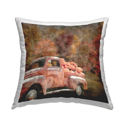 Stupell Industries Autumn Pickup with Pumpkins