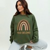Simply Sage Market Women's Graphic Sweatshirt You Belong Rainbow - 2 of 4