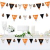 Big Dot of Happiness 30 Piece Orange Graduation Party Pennant Triangle Banner - 2 of 4