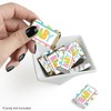 Big Dot of Happiness Colorful Baby Shower - Mini Candy Bar Wrapper Stickers - Gender Neutral Party Small Favors - 40 Count - 2 of 4