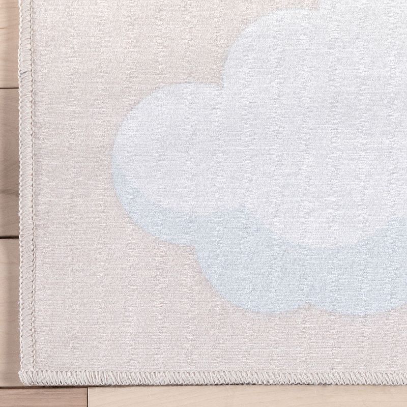 Well Woven Clouds Apollo Kids Collection Area Rug, 5 of 11