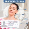 Luxury Bathtub Pillows for Head and Neck Support, Ergonomic Bath Pillow with 6 Strong Suction Cups for Relaxation - 3 of 4