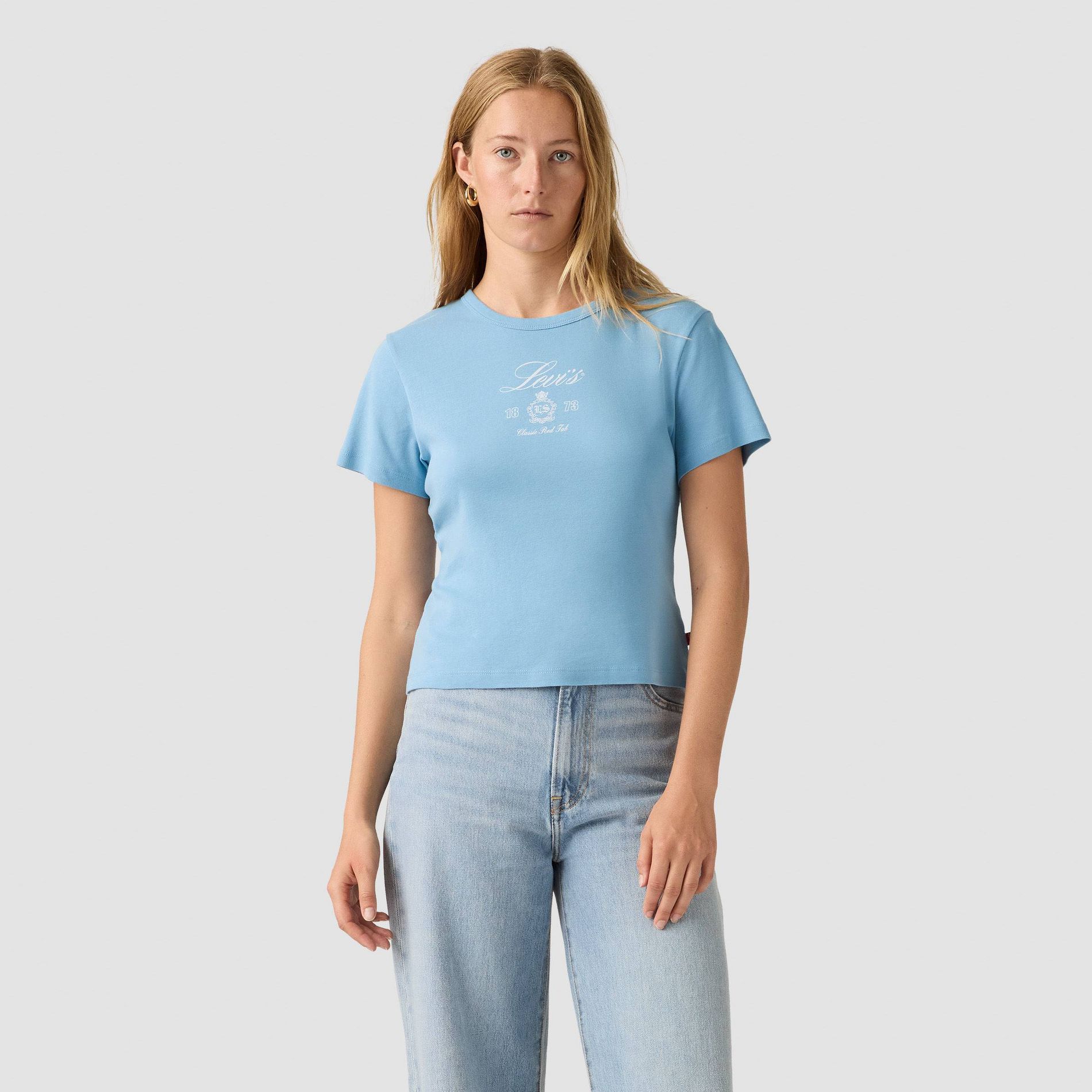 Levi's® Women's Graphic Rickie T-Shirt - Glacier Lake M