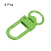 Unique Bargains DIY Craft Key Organization Lobster Claw Lanyard Swivel Clasps 1.3" x 0.51" 4 Pcs - 3 of 4