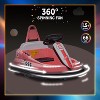 6V Bumper Car for Toddlers, 1.9 MPH Max Speed, Steering Wheel, 360 Degree Spin, 2-Speeds, Lights, Music & Horn - 4 of 4