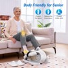 MERACH Under Desk Elliptical Machine Electric Ellipse Leg Exerciser for Seniors Anti-Slip Seated Mini Elliptical - 2 of 4
