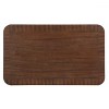 Hostack 41.5'' Wood Coffee Table with Solid Wood Legs and Open Storage Shelf for Living Room, Espresso - 4 of 4