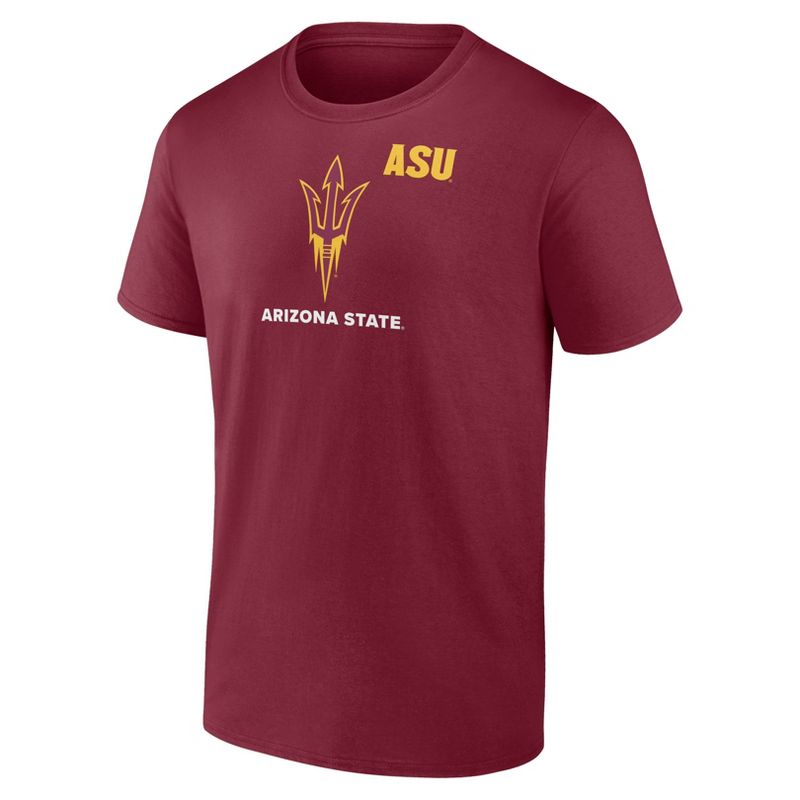 NCAA Arizona State Sun Devils Men&#39;s Core Cotton T-Shirt, 2 of 4
