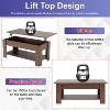 BestMassage 39/47 Inch Coffee Table Space Saving Life Top with Hydraulic Lift - 3 of 4