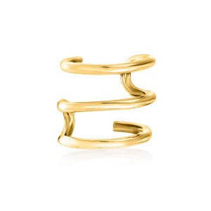 Pure Collection by Ross-Simons 14kt Yellow Gold Multi-Row Single Ear Cuff - 1 of 4