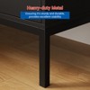 Wooden Sideboard Buffet Cabinet with Metal Feet for Hallway, Living Room, Dining Room, Kicthen - 3 of 4