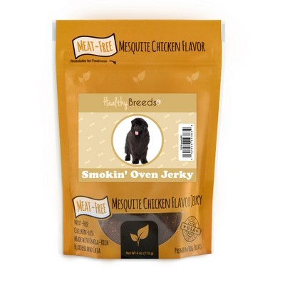 Healthy Breeds Smokin' Oven Meat-Free Mesquite Chicken Flavor Jerky Dog Treats 4 oz