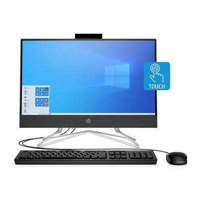 HP 22" Touch AlO Desktop, Ryzen 3 3250U, 8GB, 1TB, Black, W11, 22-df0023w - Manufacturer Refurbished