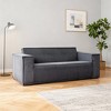 3-Seater Corduroy Memory Foam Sofa-in-a-Box with Deep Seat and No Installation Design - 4 of 4