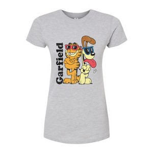 Women's - Garfield - Odie Sunglasses Fitted Graphic T-Shirt - 1 of 3