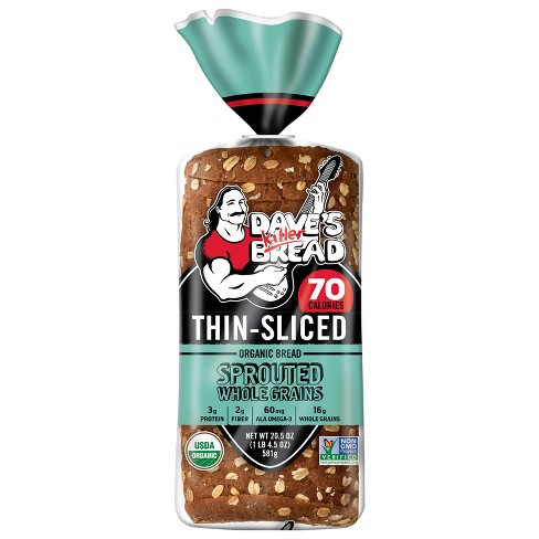 Dave&rsquo;s Killer Bread Sprouted Whole Grains Thin Sliced Bread - 20.5 