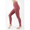 Yogalicious Womens High Waist Ultra Soft Nude Tech Leggings for Women - 3 of 4