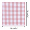 INSPIRE CHIC Men's Buffalo Check Cotton Pocket Square - 2 of 4