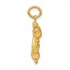 Black Bow Jewelry 14k Yellow Gold 3D Race Car Charm - 2 of 4