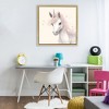 Stupell Industries Fairy Unicorn Soft Petals Floating Frame Canvas Art, Gold, 25" x 25" - 3 of 4