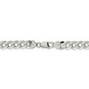 Black Bow Jewelry Men's 8.5mm Sterling Silver Solid Beveled Curb Chain Necklace - 4 of 4