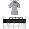 Men's Quick Dry Short Sleeve Polo Shirt Button Golf Casual T-Shirt - 4 of 4