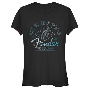 Juniors Womens Fender Out of This World T-Shirt - 1 of 4