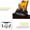 12V Kids Ride-On Excavator Digger Car, Electric Remote Control with Digging Arm - 4 of 4