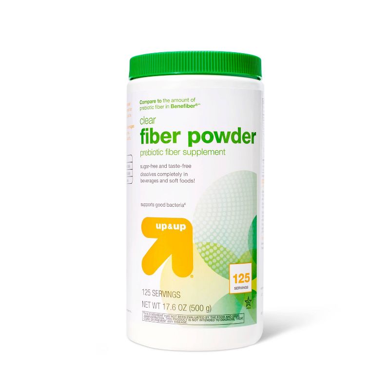 Clear Dissolving Fiber Supplement Powder - 17.6oz - up &#38; up&#8482;, 1 of 5