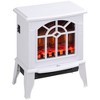 HOMCOM Electric Fireplace Heater, Fireplace Stove with Realistic LED Flames and Logs and Overheating Protection, 750W/1500W - 4 of 4