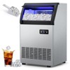 Velieta Commercial Ice Maker 260Lbs/24H, Ice Machine 72pcs Ice Cubes, Freestanding Ice Maker Machine with Water Line and Filter, 55Lbs Storage Ice Bin - 2 of 4