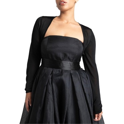 ELOQUII Women's Plus Size Fine Knit Bolero