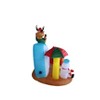 A Holiday Company 8ft Tall Santa's Beach Club with Shimmer Light, 6 ft Tall, Multi - 4 of 4