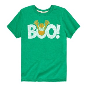 Boys' - Garfield - Boo Short Sleeve Graphic T-Shirt - 1 of 4